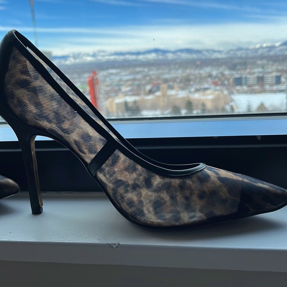 JLO Jennifer Lopez Leopard Mesh stilettos 🔥🔥 Size 9.5 - Picture 3 of 8